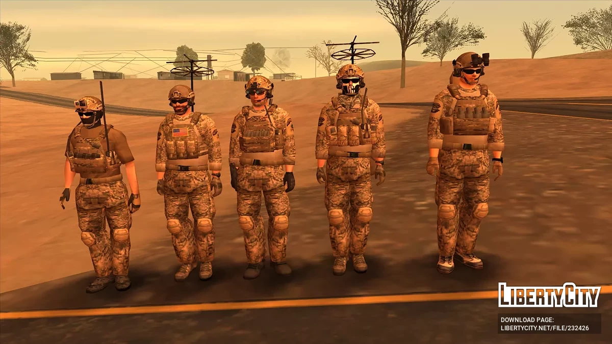 75-й полк Рейнджеров ВС США / GTA San Andreas