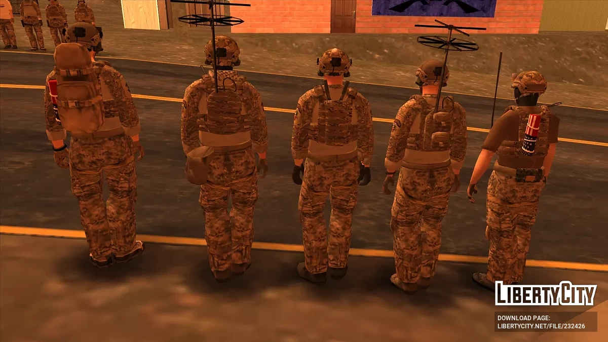 75-й полк Рейнджеров ВС США / GTA San Andreas