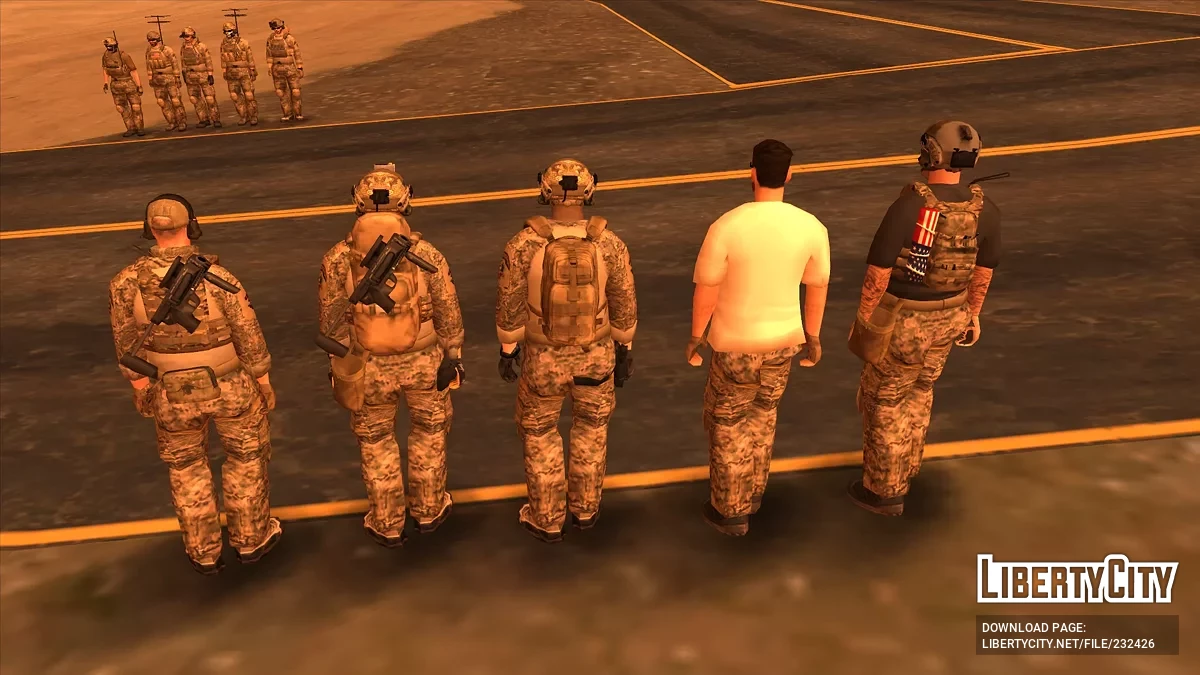 75-й полк Рейнджеров ВС США / GTA San Andreas