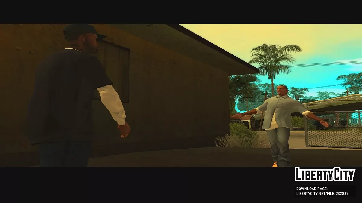 CJ и Ву Зи Му (в стиле историй) / GTA San Andreas