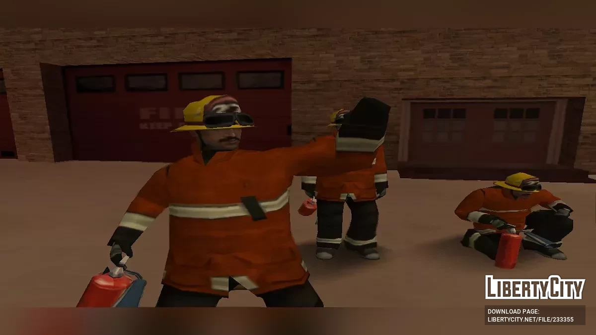 Пожарная служба Санта-Фе, бригада USAR (стиль SA) / GTA San Andreas