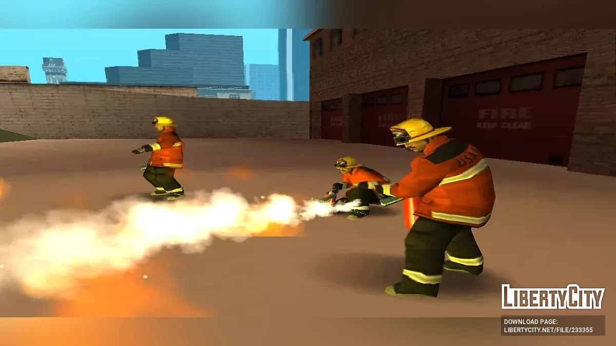 Пожарная служба Санта-Фе, бригада USAR (стиль SA) / GTA San Andreas