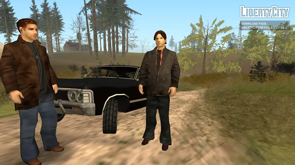 Сэм Винчестер из Сверхъестественного / GTA San Andreas