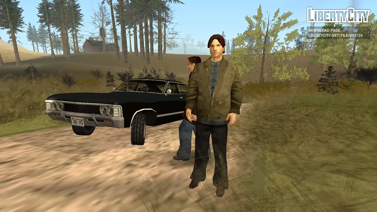 Сэм Винчестер из Сверхъестественного / GTA San Andreas