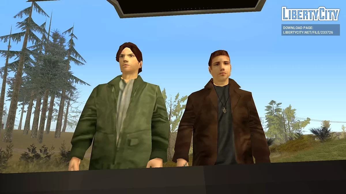 Сэм Винчестер из Сверхъестественного / GTA San Andreas