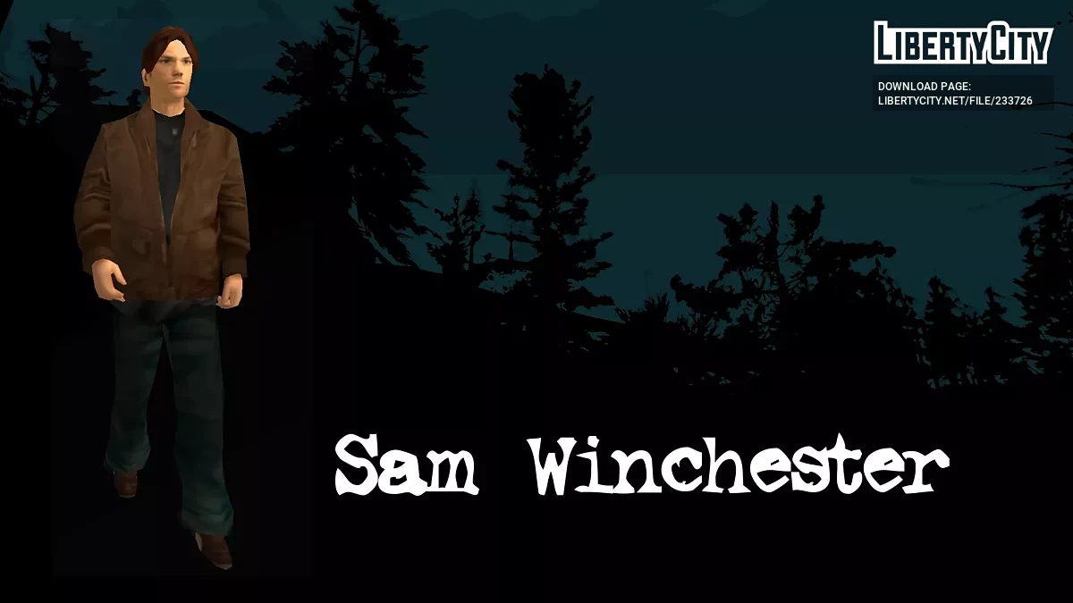 Сэм Винчестер из Сверхъестественного / GTA San Andreas