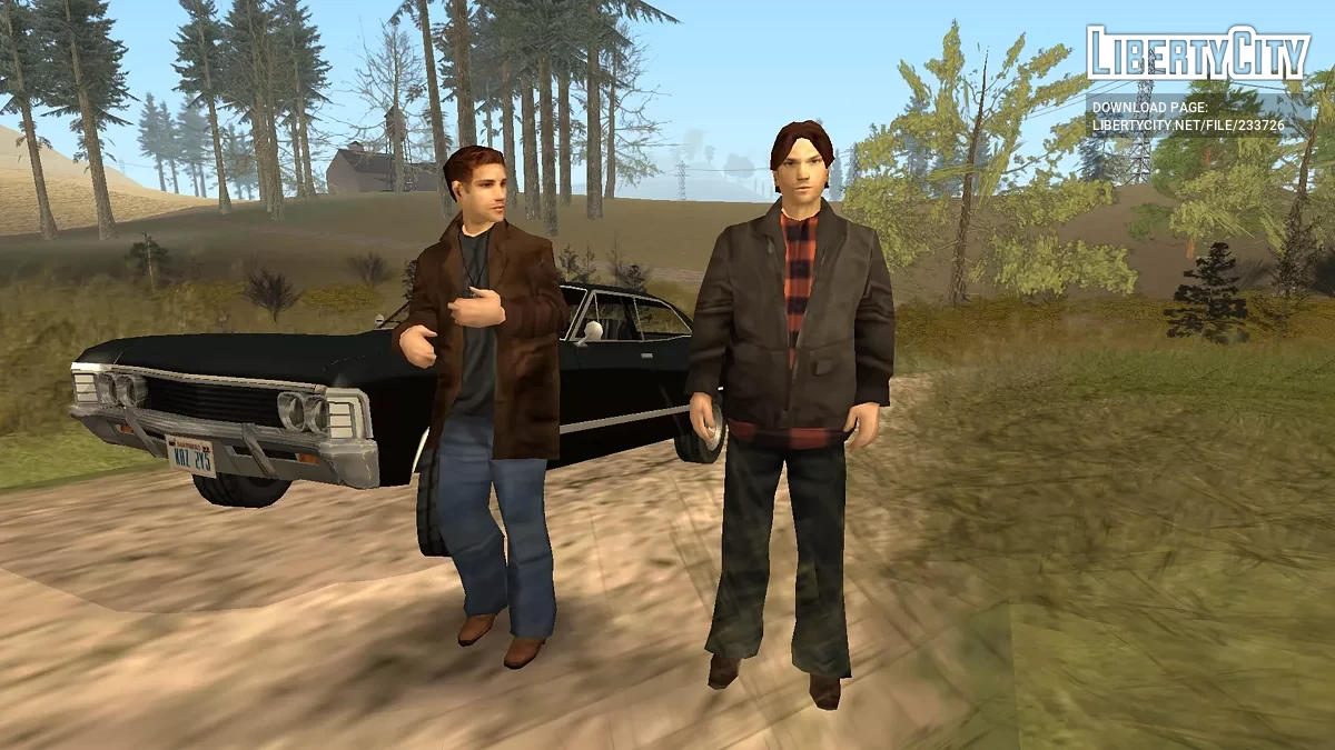 Сэм Винчестер из Сверхъестественного / GTA San Andreas