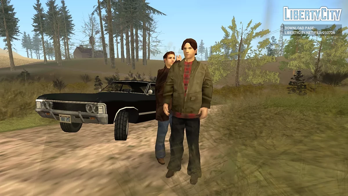 Сэм Винчестер из Сверхъестественного / GTA San Andreas