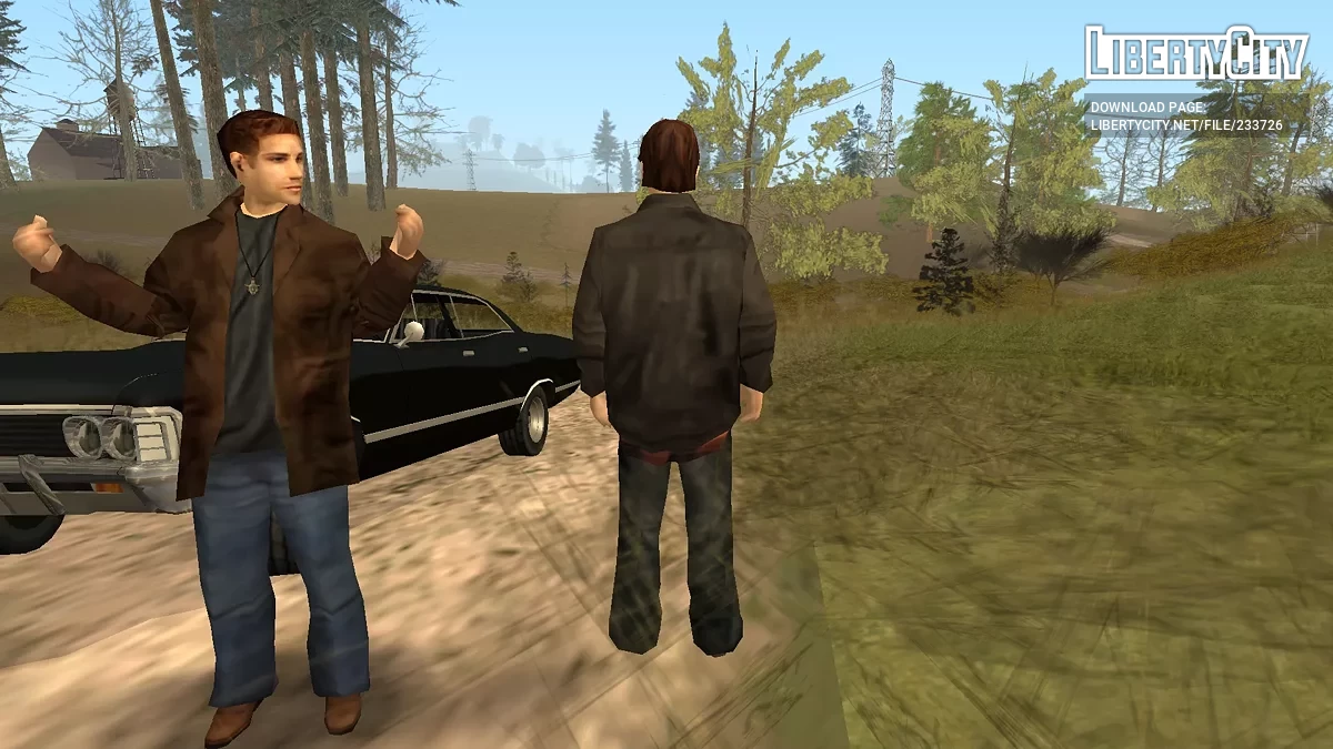 Сэм Винчестер из Сверхъестественного / GTA San Andreas