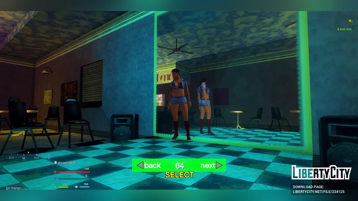 SanFits - HD Пак Скинов / GTA San Andreas