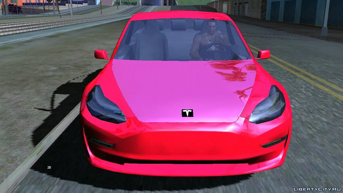 2017 Tesla Model 3 Lowpoly / GTA San Andreas (iOS, Android)