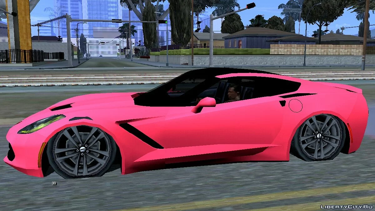 Chevrolet Corvette C7 Stingray SA Style / GTA San Andreas (iOS, Android)