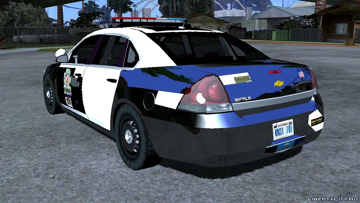 Chevrolet Impala 2007 LSPD (SA стиль) / GTA San Andreas (iOS, Android)