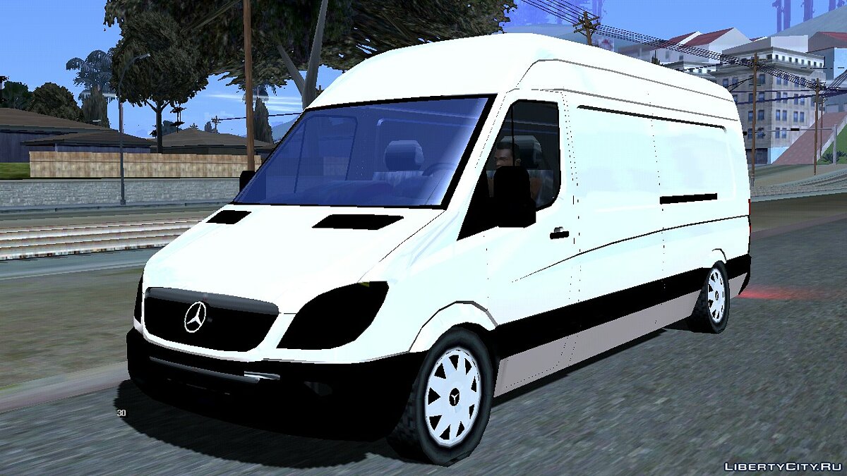 Скачать Mercedes-Benz Sprinter (SA стиль) для GTA San Andreas (iOS, Android)