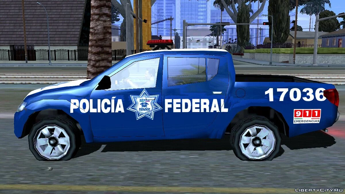 Mitsubishi L200 (Стиль SA, полиция) / GTA San Andreas (iOS, Android)