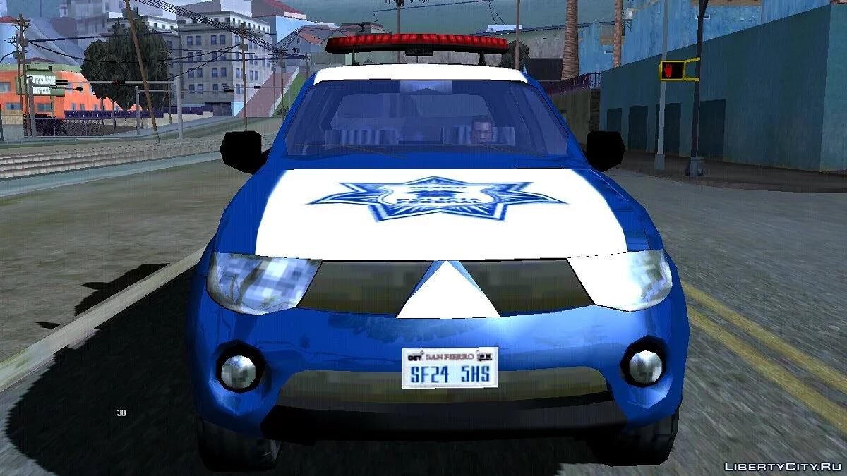 Mitsubishi L200 (Стиль SA, полиция) / GTA San Andreas (iOS, Android)