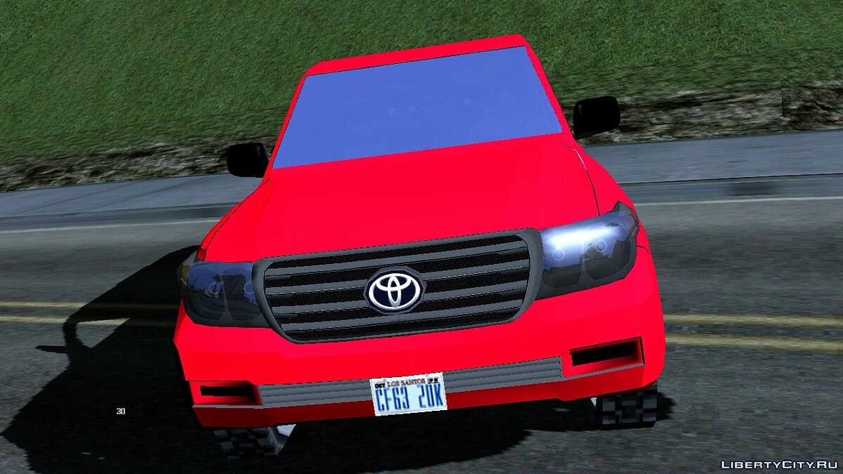 Toyota Land Cruiser 2011 Lowpoly для GTA San Andreas (iOS, Android) - Картинка #4