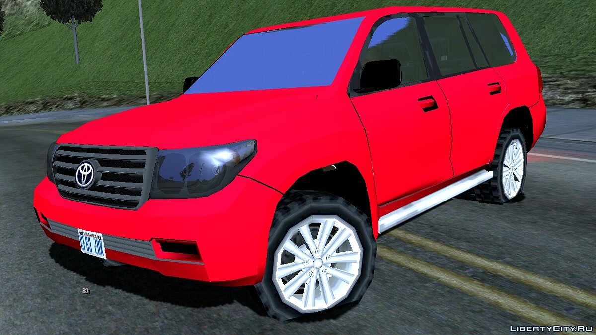 Toyota Land Cruiser 2011 Lowpoly для GTA San Andreas (iOS, Android) - Картинка #1