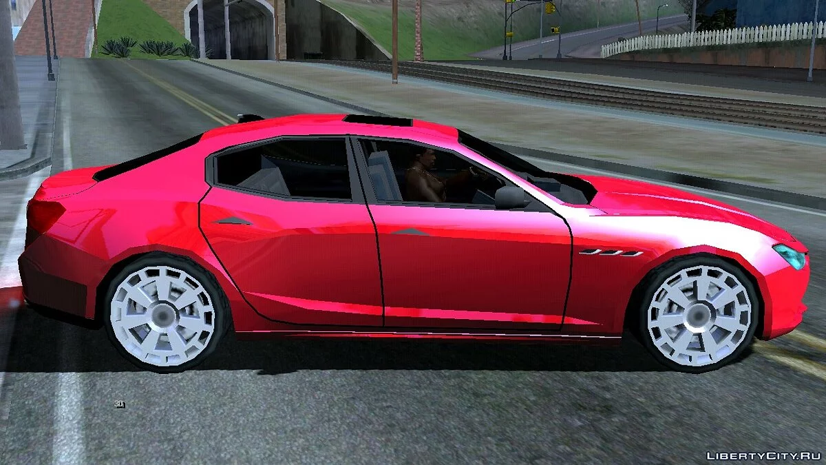 2014 Maserati Ghibli S Q4 (M157) Low Poly / GTA San Andreas (iOS, Android)