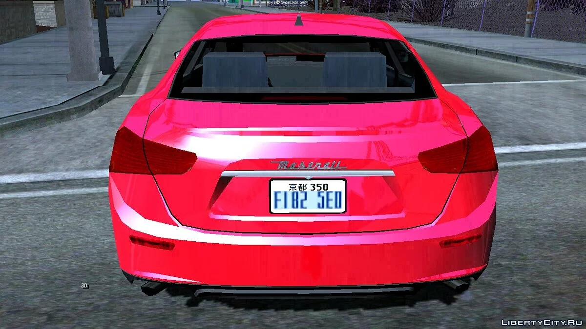 2014 Maserati Ghibli S Q4 (M157) Low Poly / GTA San Andreas (iOS, Android)