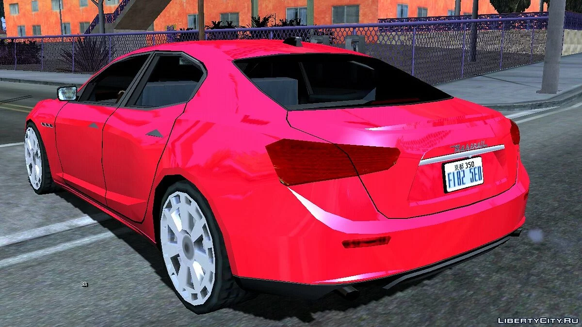 2014 Maserati Ghibli S Q4 (M157) Low Poly / GTA San Andreas (iOS, Android)