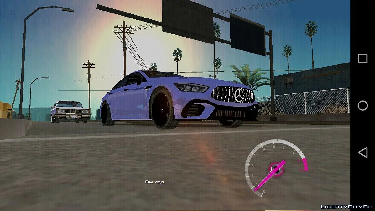 Mercedes-Benz AMG GT 63S Low-Poly / GTA San Andreas (iOS, Android)