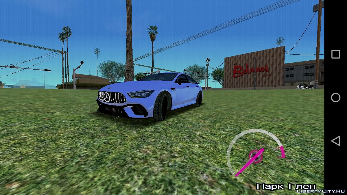 Скачать Mercedes-Benz AMG GT 63S Low-Poly для GTA San Andreas (iOS, Android)