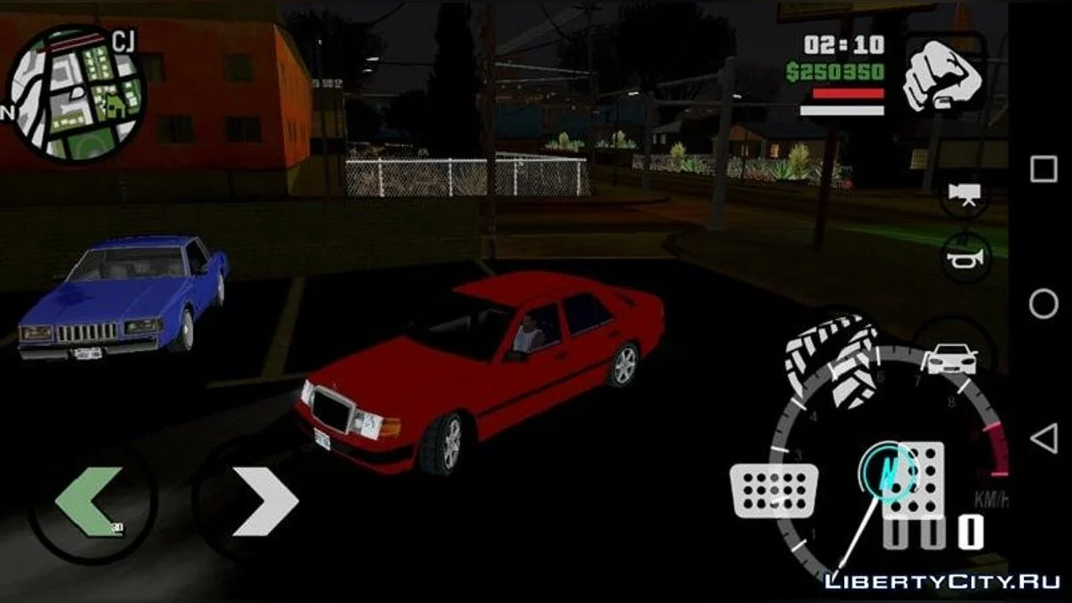 Mercedes- Benz W124 E500 Low-Poly (только DFF) / GTA San Andreas (iOS, Android)