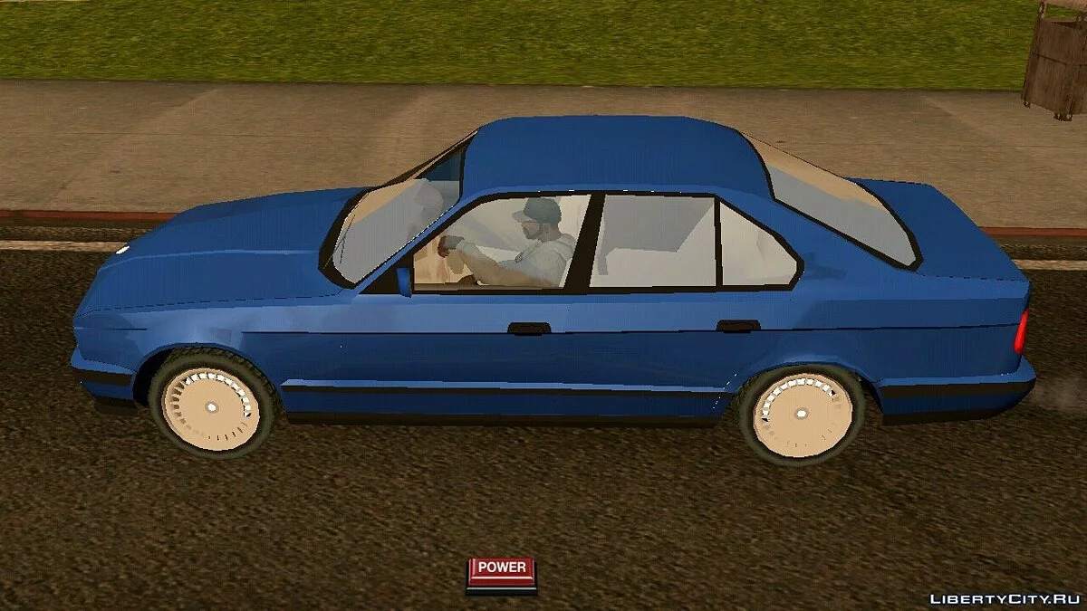 BMW 5 E34 в стиле SA (только DFF) / GTA San Andreas (iOS, Android)