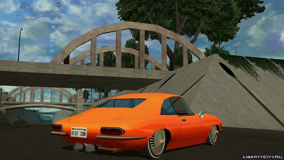 Jaguar E Type (SA стиль, только DFF) / GTA San Andreas (iOS, Android)