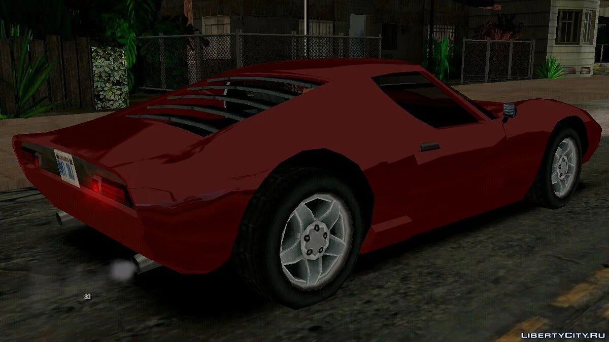 Lamborgini Maura (SA стиль, только DFF) / GTA San Andreas (iOS, Android)