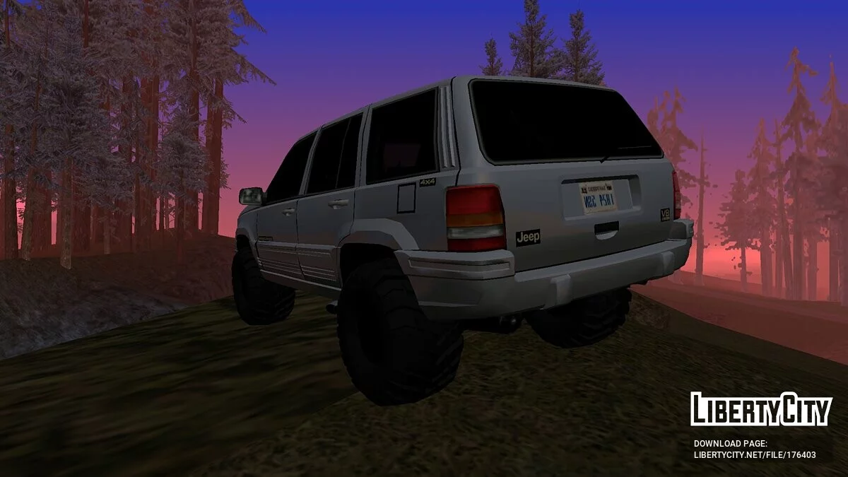 Jeep Grand Cherokee ZJ Off-Road (SA Style) / GTA San Andreas (iOS, Android)