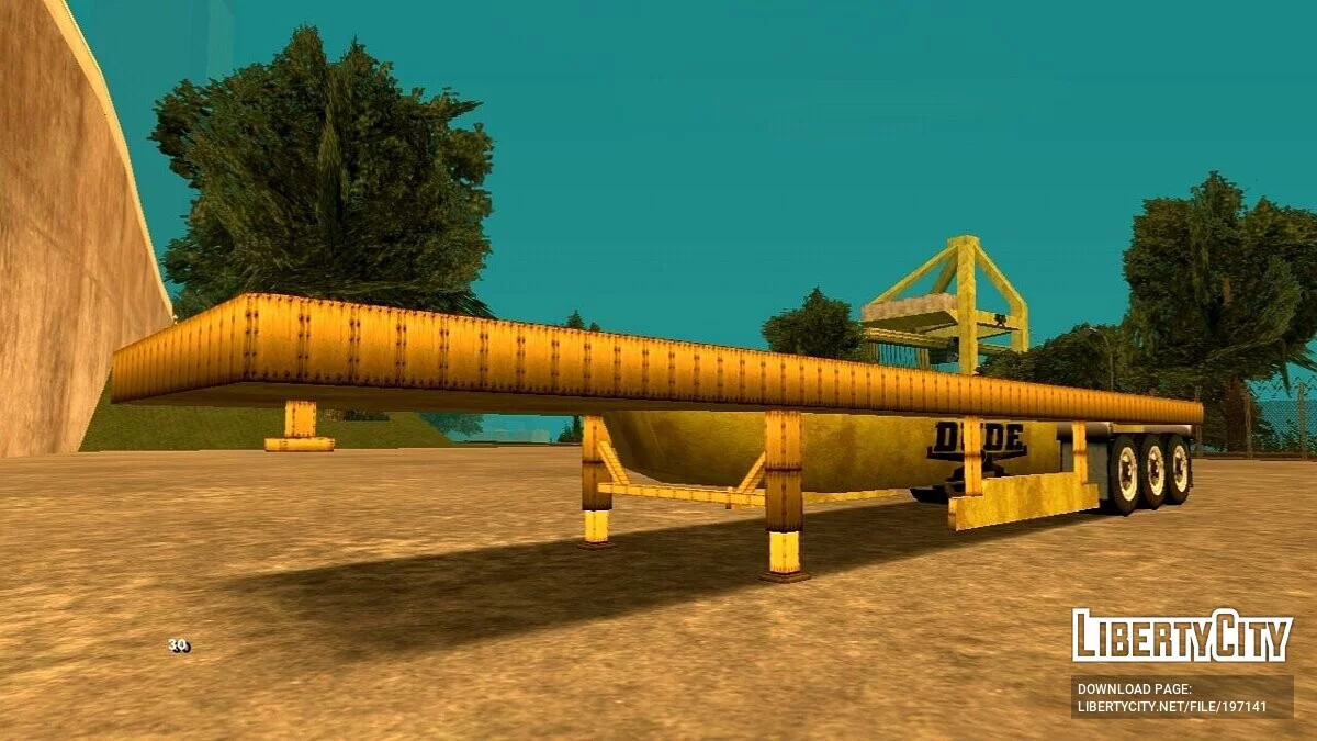 Прицеп для перевозки тяжелых грузов DUDE / GTA San Andreas (iOS, Android)
