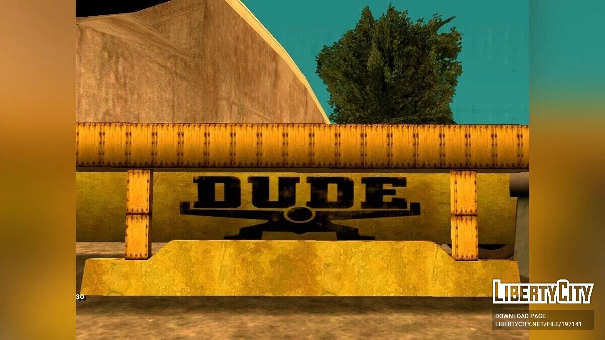 Прицеп для перевозки тяжелых грузов DUDE / GTA San Andreas (iOS, Android)