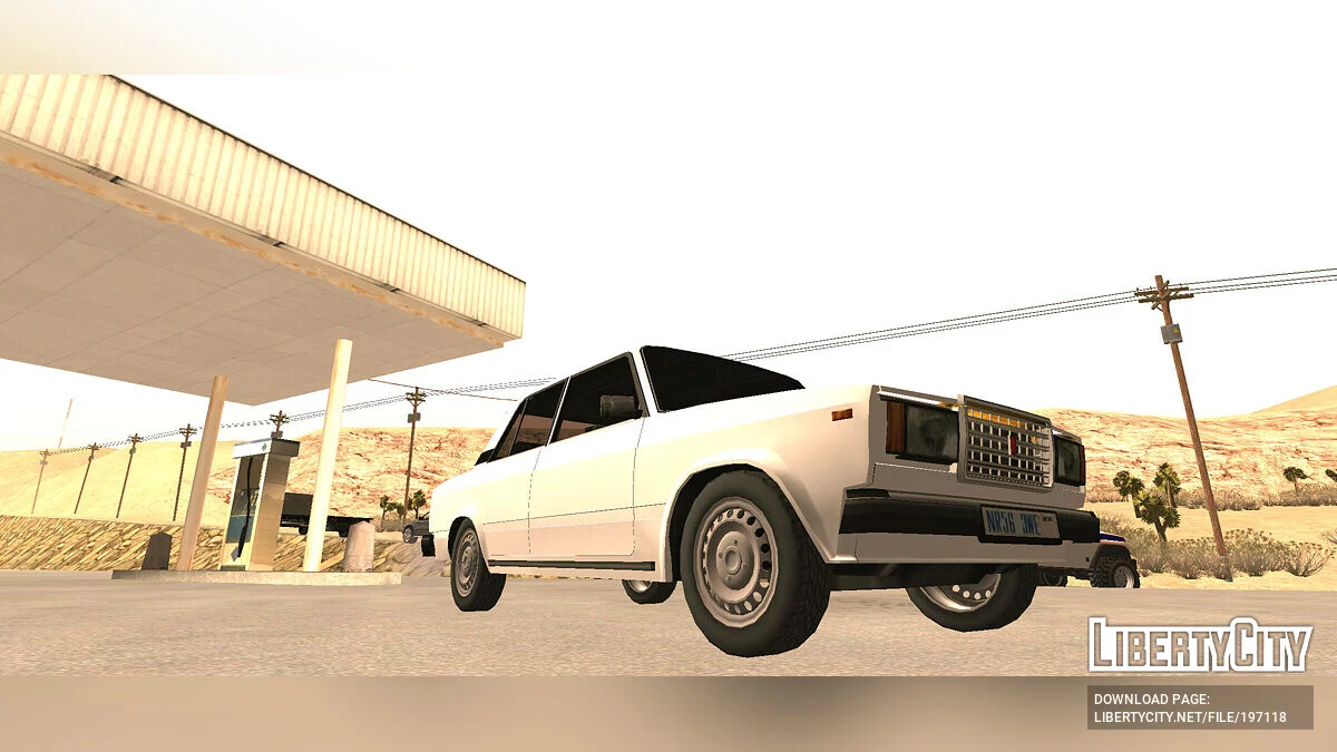 ВАЗ 2107 Такси (только DFF) / GTA San Andreas (iOS, Android)