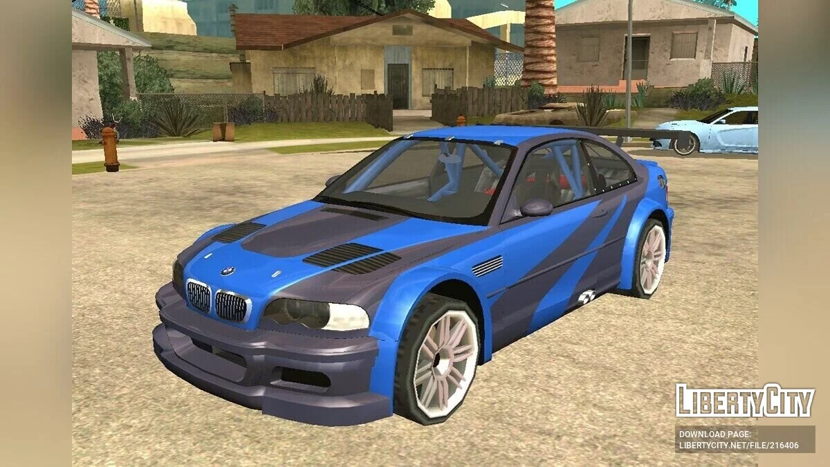 BMW M3 GTR SA Style & DFF Only / GTA San Andreas (iOS, Android)
