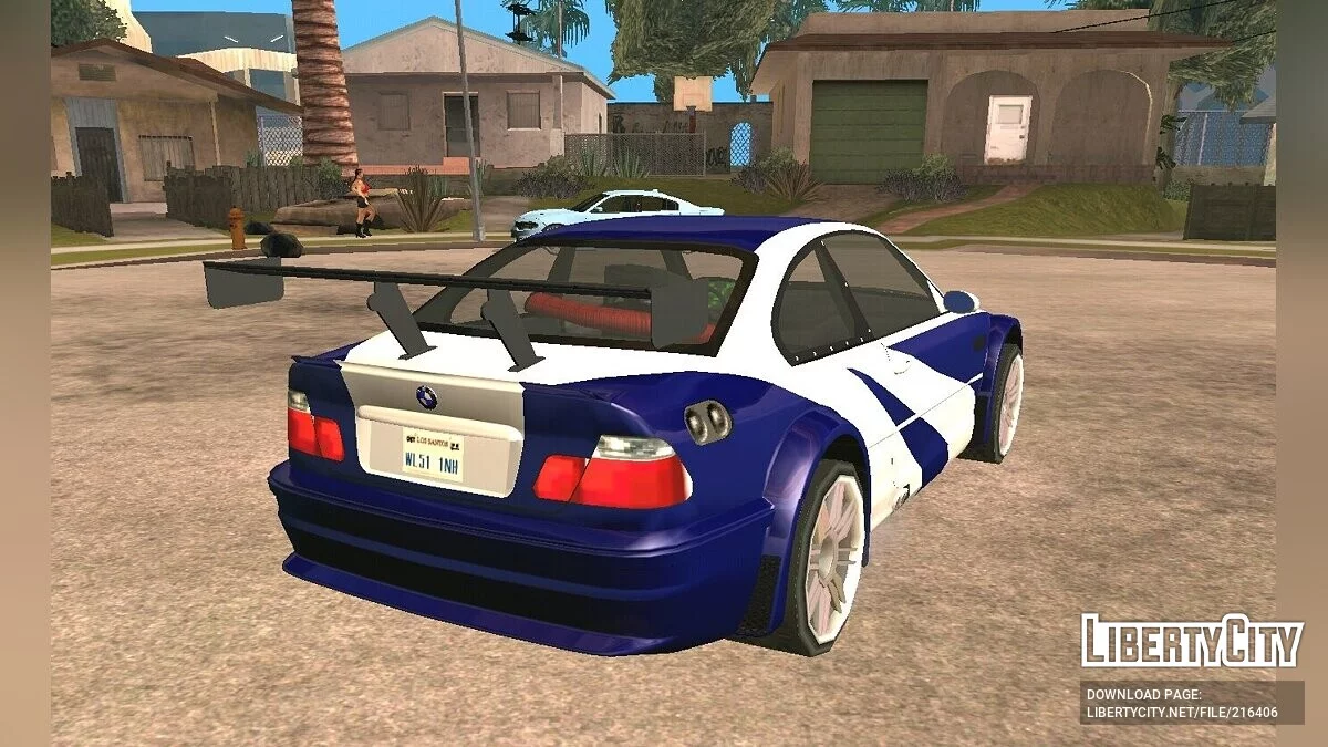 BMW M3 GTR SA Style & DFF Only / GTA San Andreas (iOS, Android)