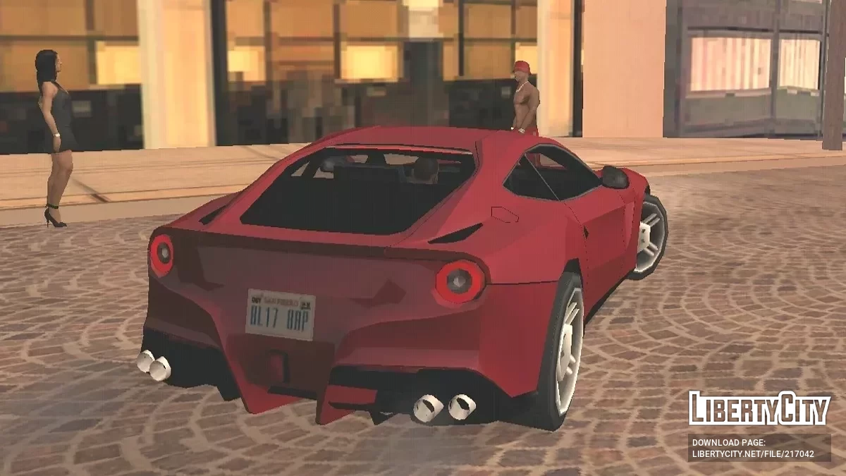 Ferrari F12 Berlinetta (только DFF + SA-стиль) / GTA San Andreas (iOS, Android)