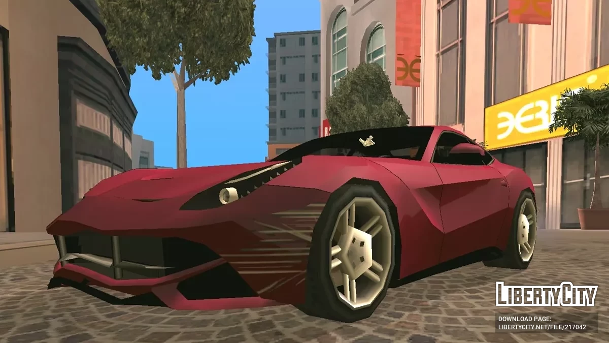 Ferrari F12 Berlinetta (только DFF + SA-стиль) / GTA San Andreas (iOS, Android)