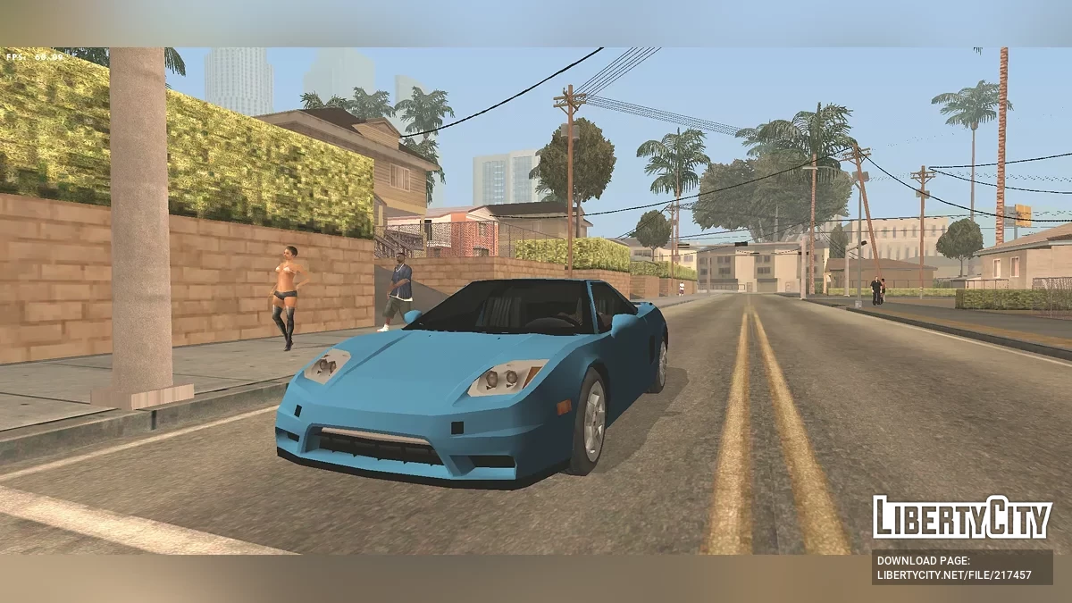 Honda NSX (только DFF + SA-стиль) / GTA San Andreas (iOS, Android)