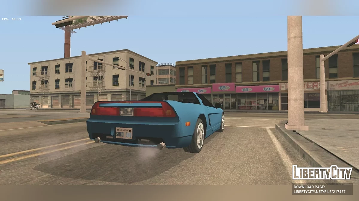 Honda NSX (только DFF + SA-стиль) / GTA San Andreas (iOS, Android)
