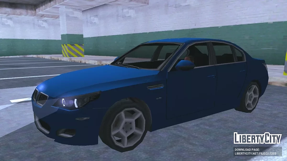 BMW M5 E60 (Только DFF и Стиль SA) / GTA San Andreas (iOS, Android)