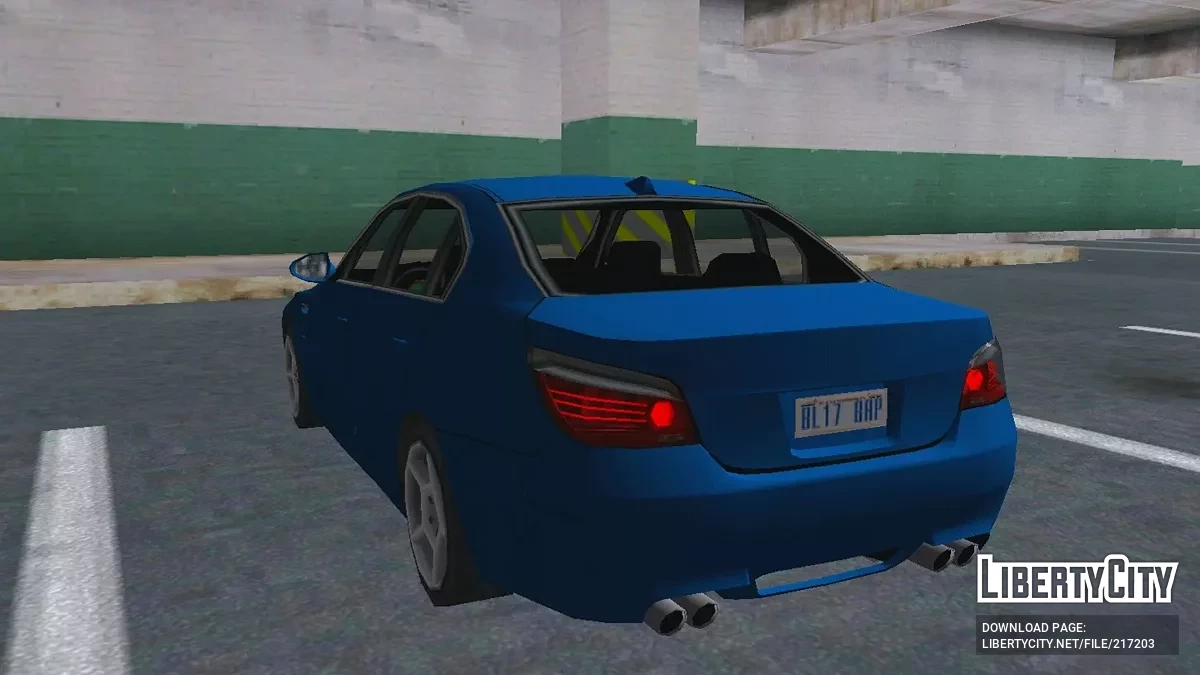 BMW M5 E60 (Только DFF и Стиль SA) / GTA San Andreas (iOS, Android)