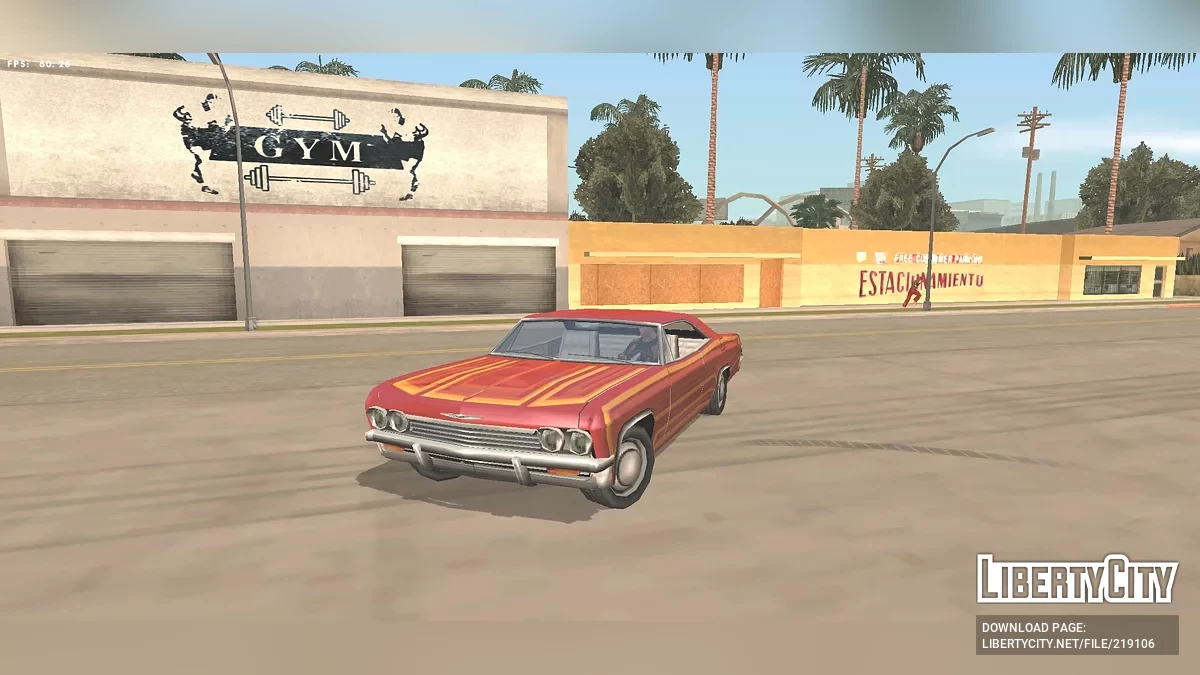 Chevy Impala '65 (только DFF + SA-стиль) / GTA San Andreas (iOS, Android)
