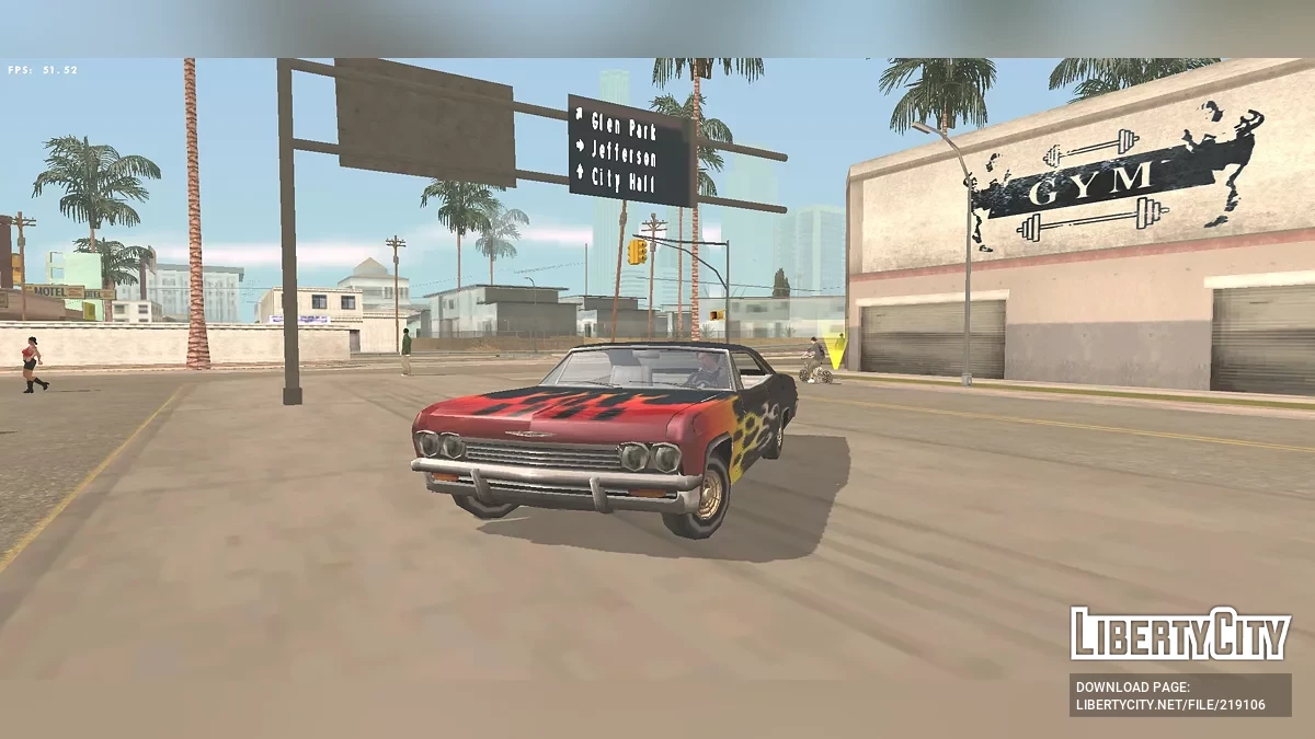 Chevy Impala '65 (только DFF + SA-стиль) / GTA San Andreas (iOS, Android)