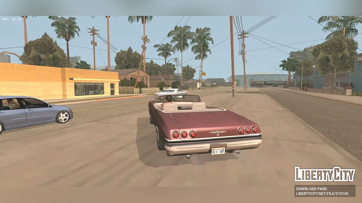 Chevy Impala '65 (только DFF + SA-стиль) / GTA San Andreas (iOS, Android)