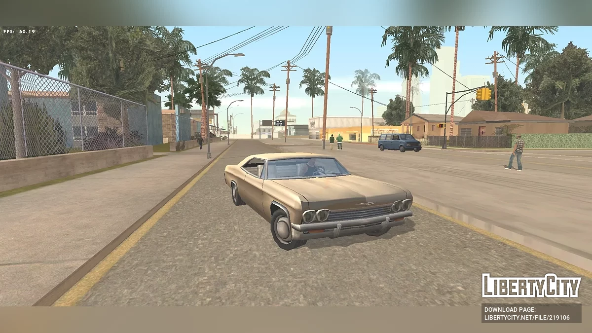 Chevy Impala '65 (только DFF + SA-стиль) / GTA San Andreas (iOS, Android)