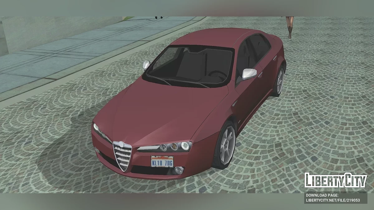 Alfa Romeo 159 Ti (SA-стиль + только DFF) / GTA San Andreas (iOS, Android)