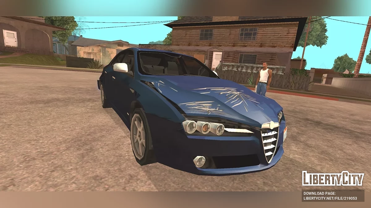 Alfa Romeo 159 Ti (SA-стиль + только DFF) / GTA San Andreas (iOS, Android)