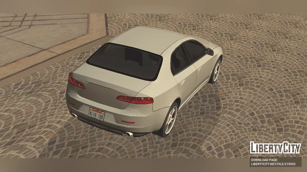 Alfa Romeo 159 Ti (SA-стиль + только DFF) / GTA San Andreas (iOS, Android)